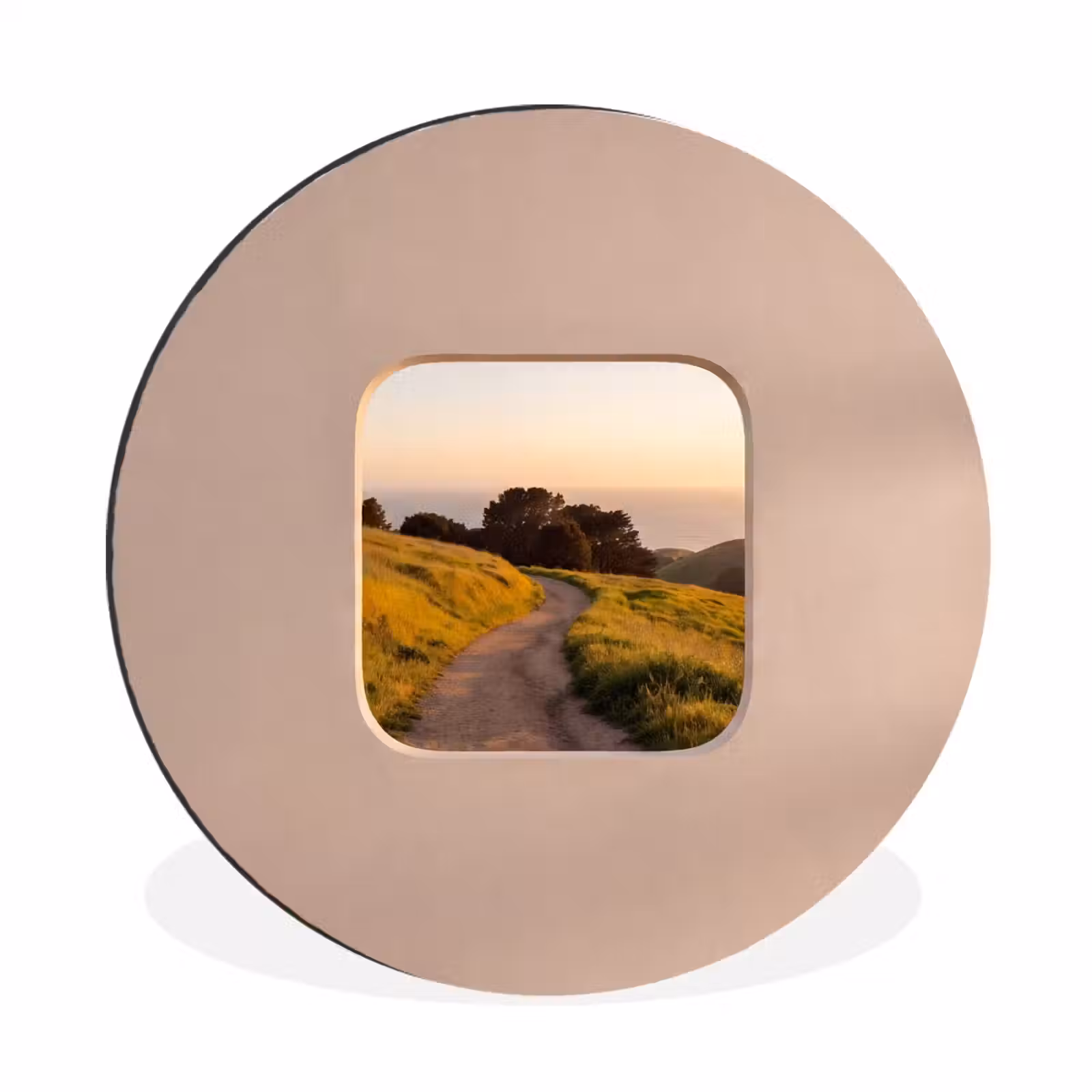 Muurcirkel aluminium - Uitzicht - Kust - Natuur — 1