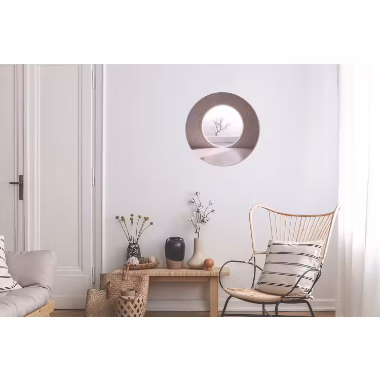 Muurcirkel aluminium - Boom - Cirkel - Modern — 2