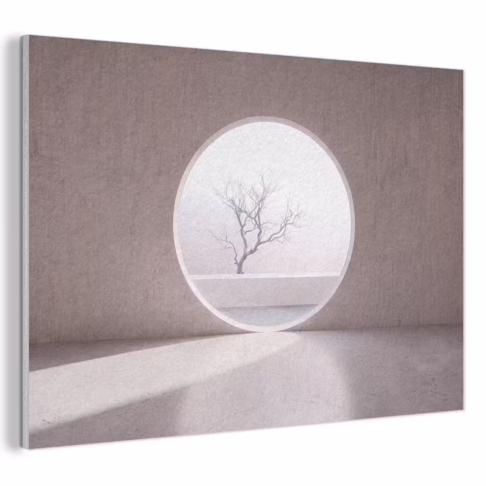 Akoestisch schilderij - Boom - Cirkel - Modern — 1