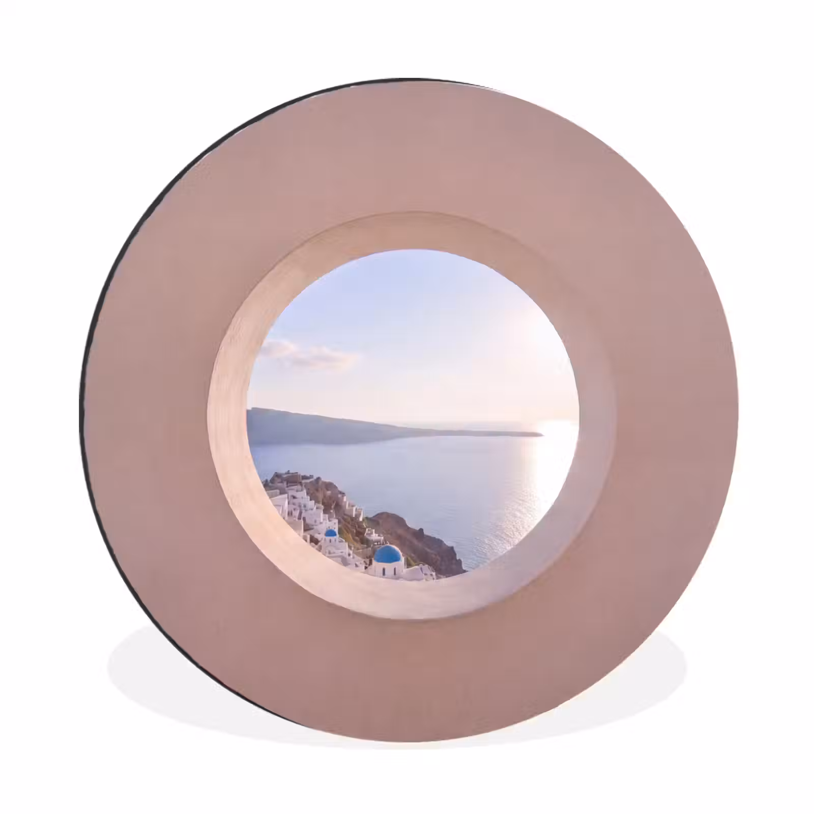 Muurcirkel aluminium - Uitzicht - Zee - Natuur — 1