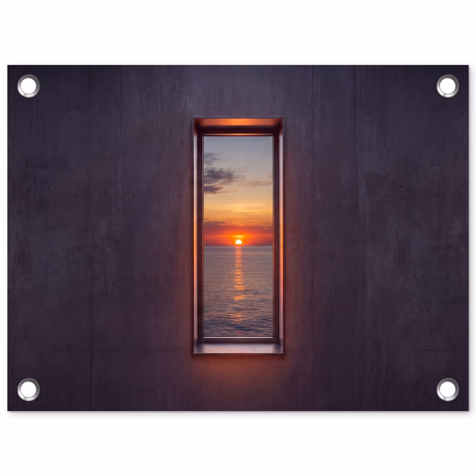 Tuinposter - Zonsondergang - Zee - Natuur — 1