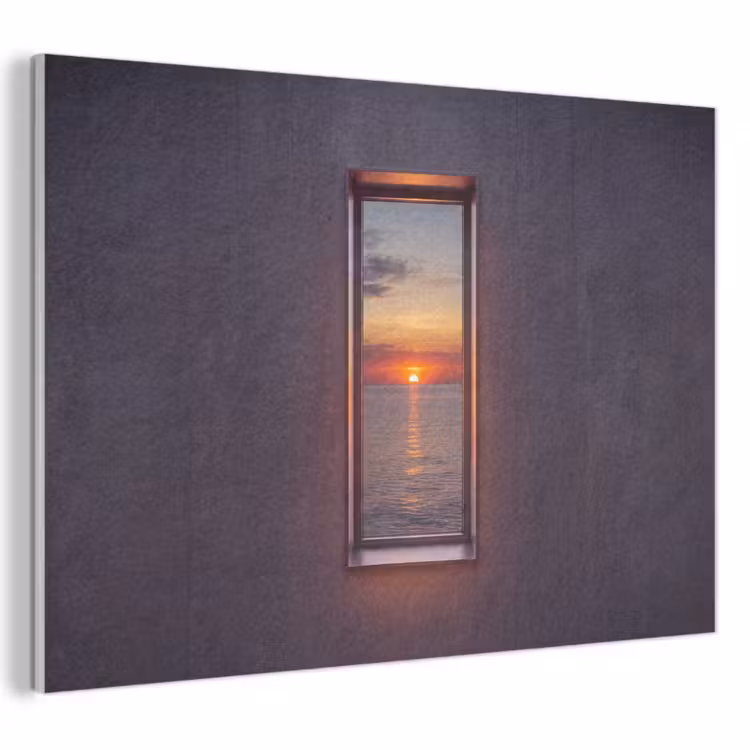 Akoestisch schilderij - Zonsondergang - Zee - Natuur — 1