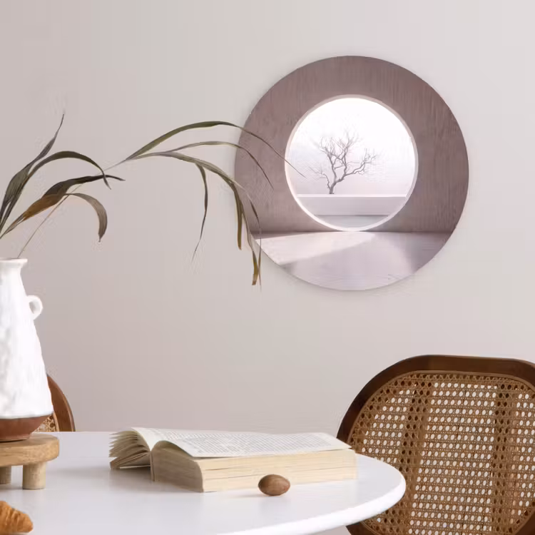 Muurcirkel glas - Boom - Cirkel - Modern — 4