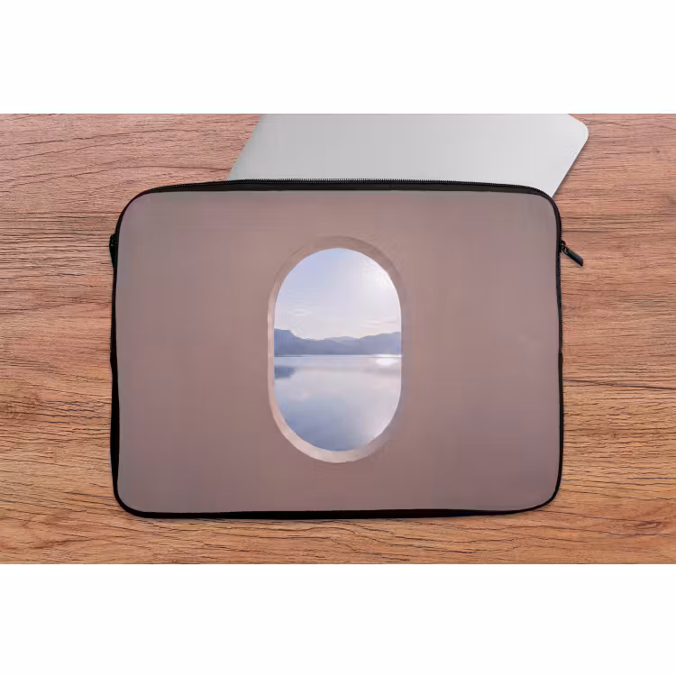 Laptophoes Landschap - Water - Modern — 2