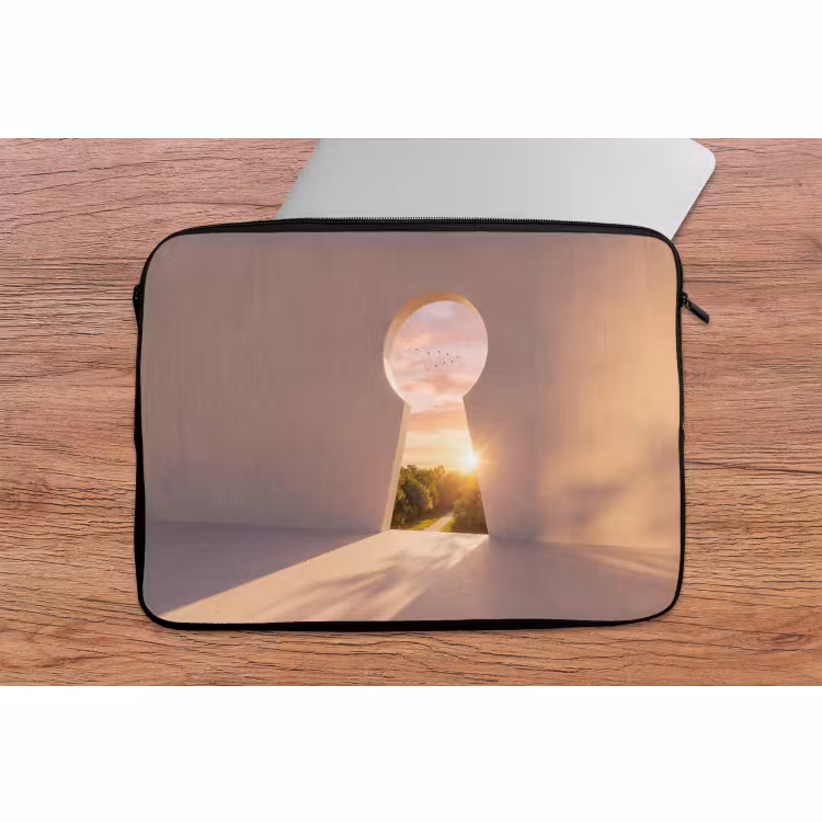Laptophoes Sleutelgat - Natuur - Zon — 2