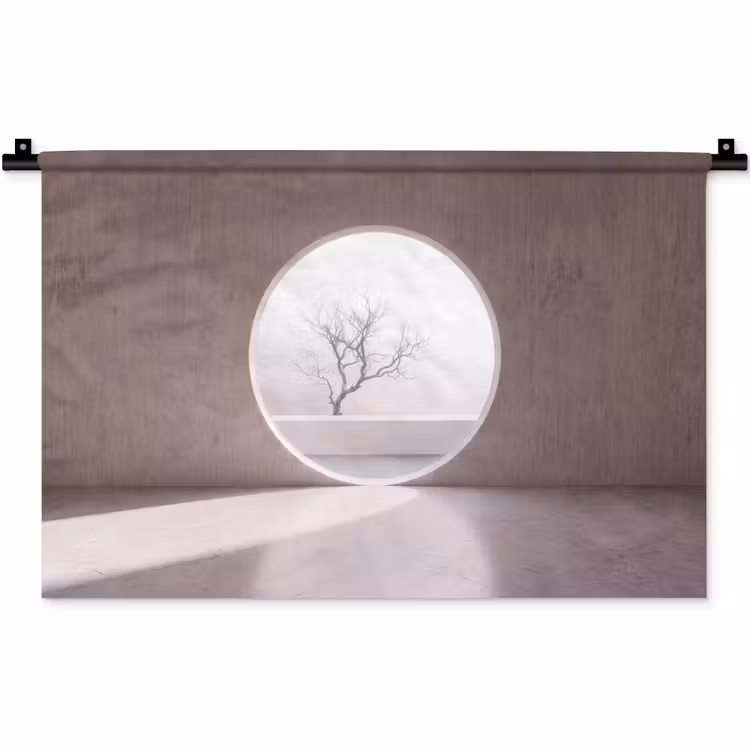 Wandkleed - Boom - Cirkel - Modern — 1