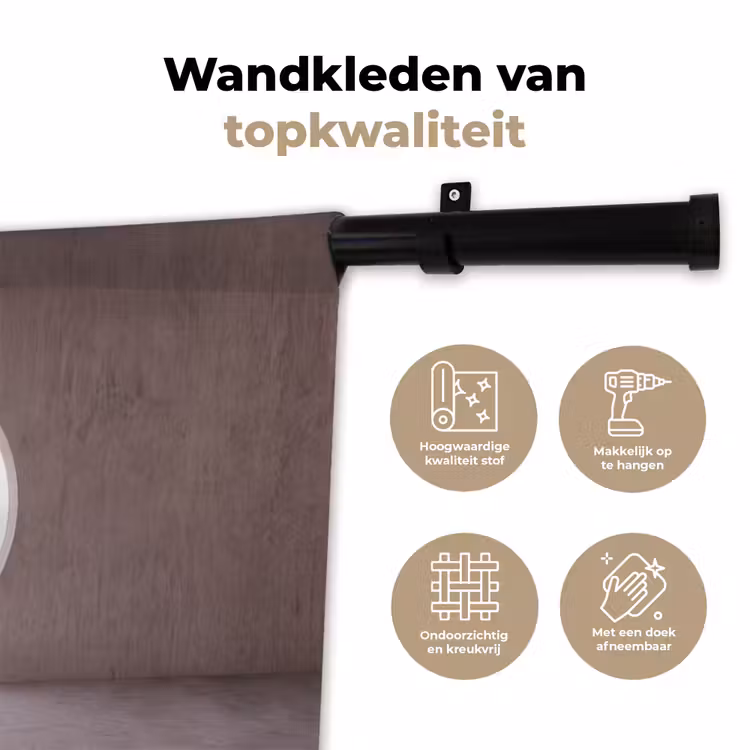 Wandkleed - Boom - Cirkel - Modern — 3