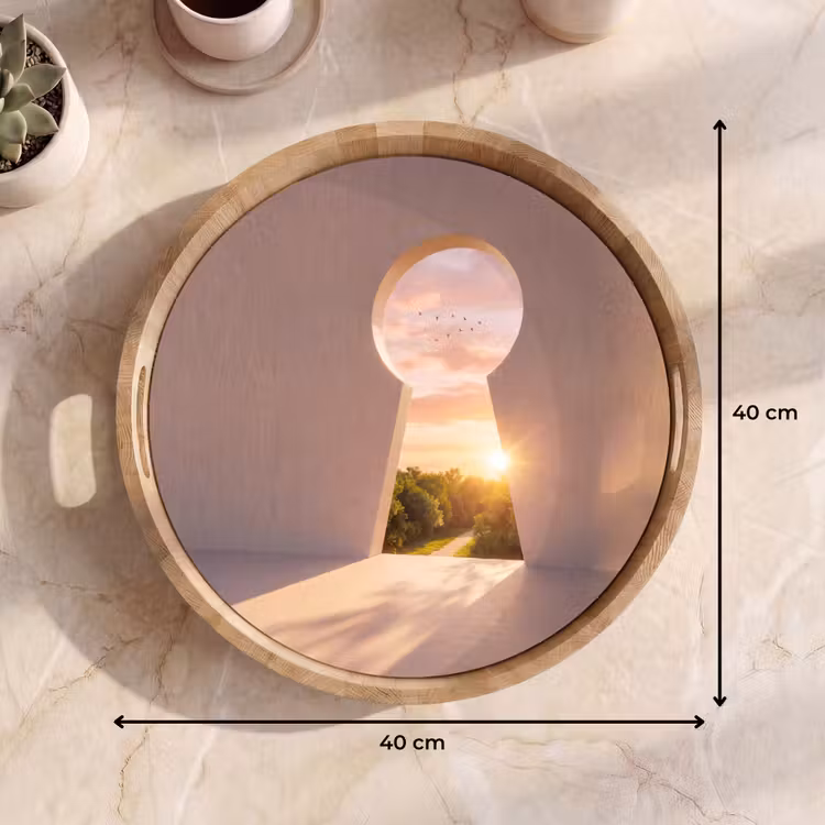 Dienblad - Sleutelgat - Natuur - Zon — 9