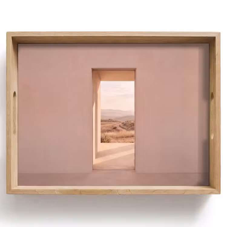 Dienblad - Uitzicht - Natuur - Rust — 1