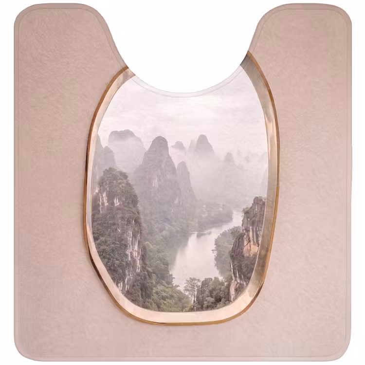 WC Mat - Bergen - Rivier - Natuur — 1