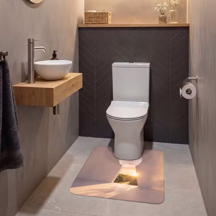 WC Mat - Sleutelgat - Natuur - Zon — 2