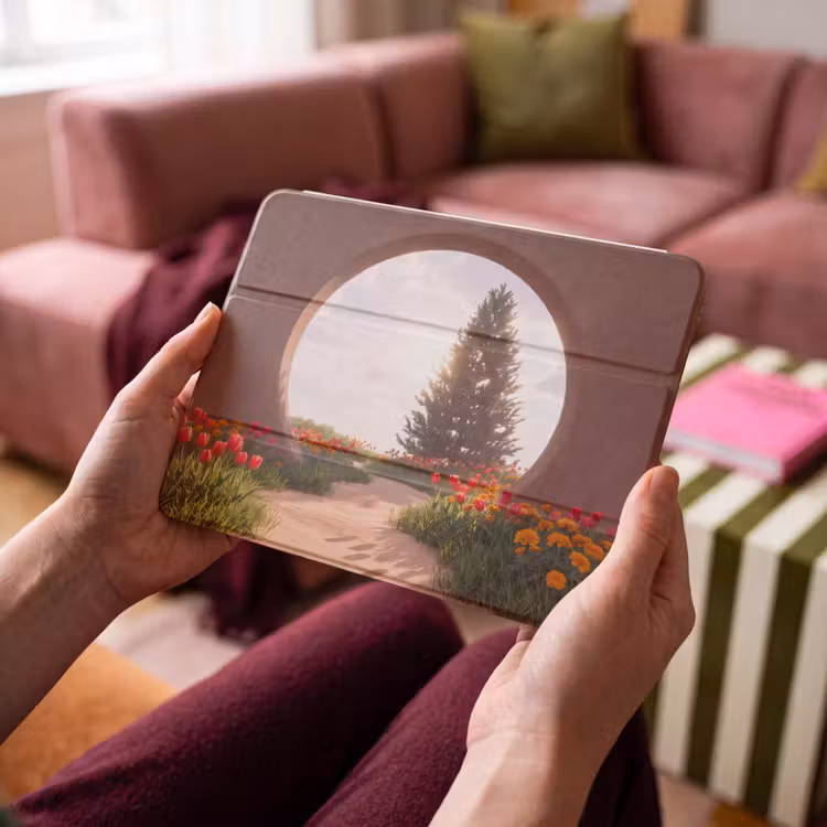 iPad hoes - Pad - Bloemen - Natuur — 4