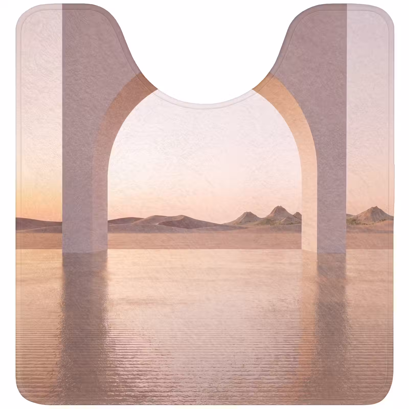 WC Mat - Boog - woestijn - natuur — 1