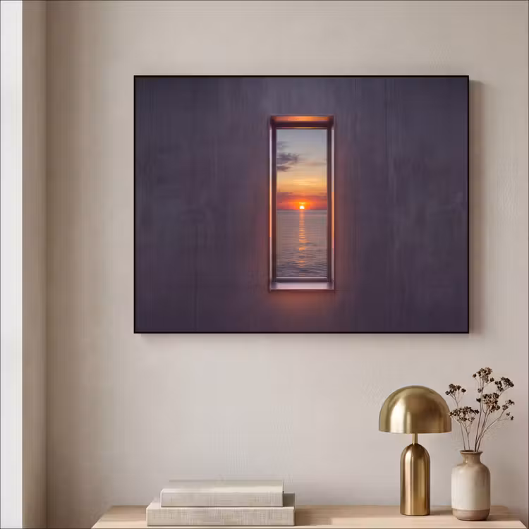Art frame - Zonsondergang - Zee - Natuur — 5