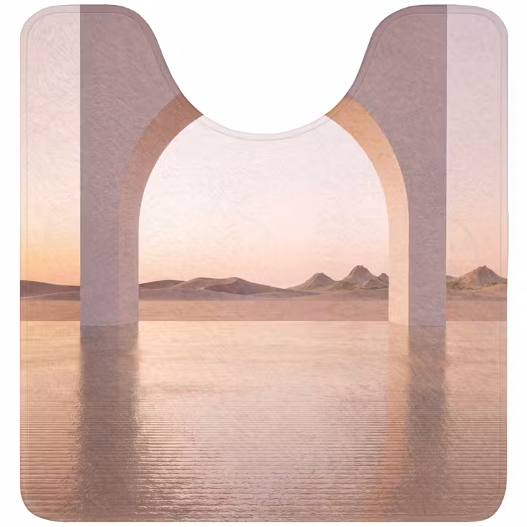 WC Mat - Boog - woestijn - natuur — 1