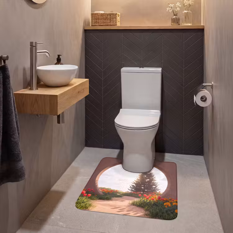 WC Mat - Pad - Bloemen - Natuur — 2