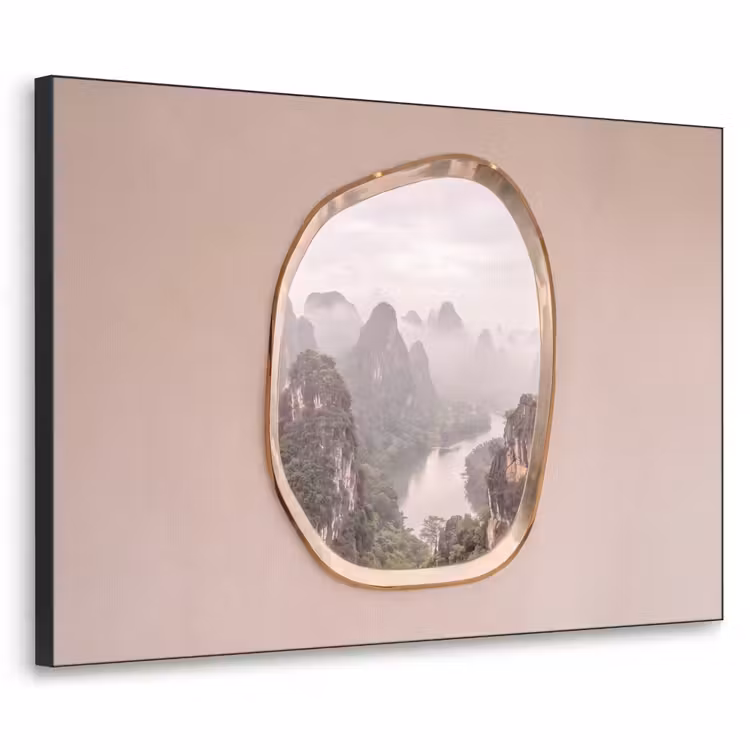 Art frame - Bergen - Rivier - Natuur — 1