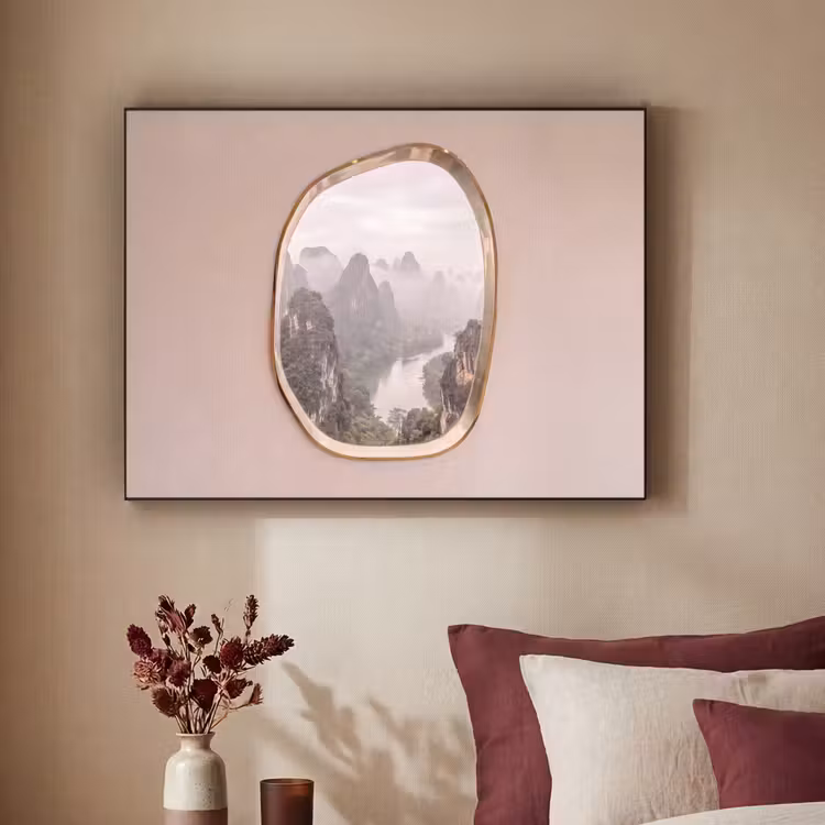 Art frame - Bergen - Rivier - Natuur — 3
