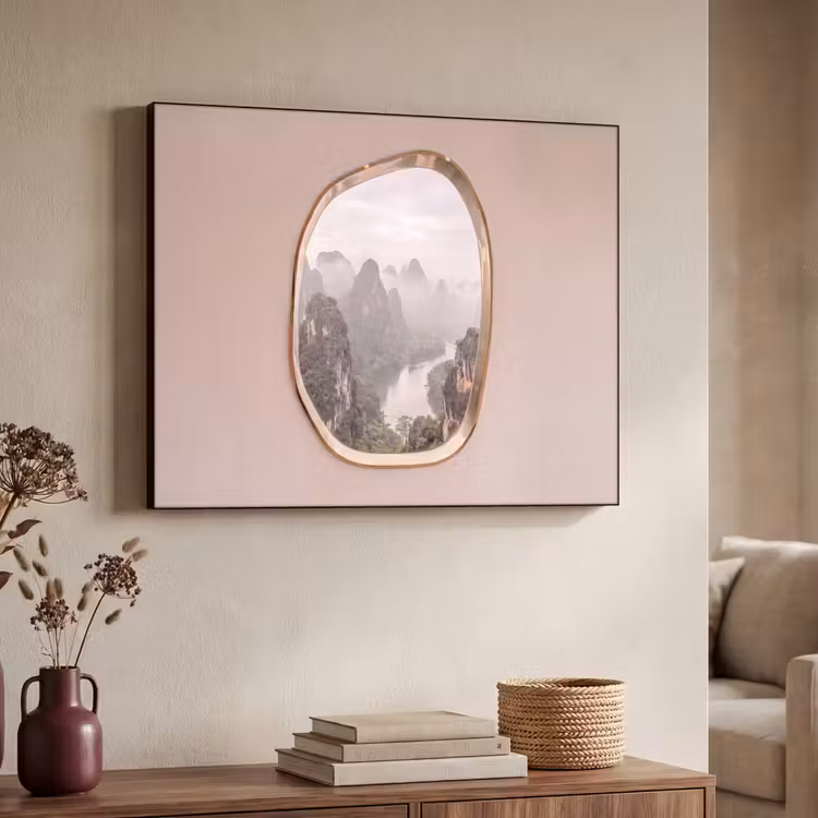 Art frame - Bergen - Rivier - Natuur — 7