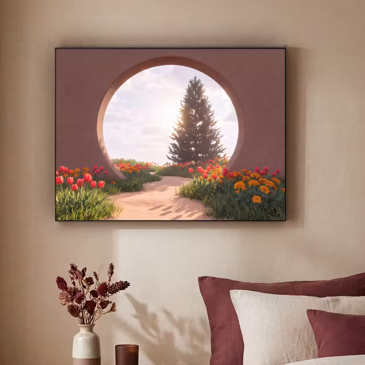 Art frame - Pad - Bloemen - Natuur — 3