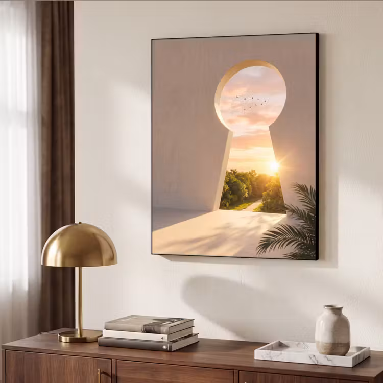 Art frame - Sleutelgat - Natuur - Zon — 7