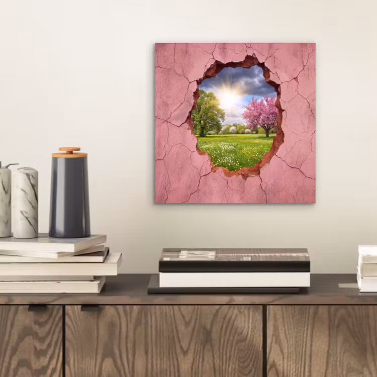 Aluminium schilderij - Natuur - Lente - Zon — 2