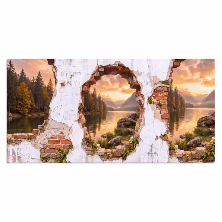 Bureau onderlegger - Muur - Landschap - Natuur — 2