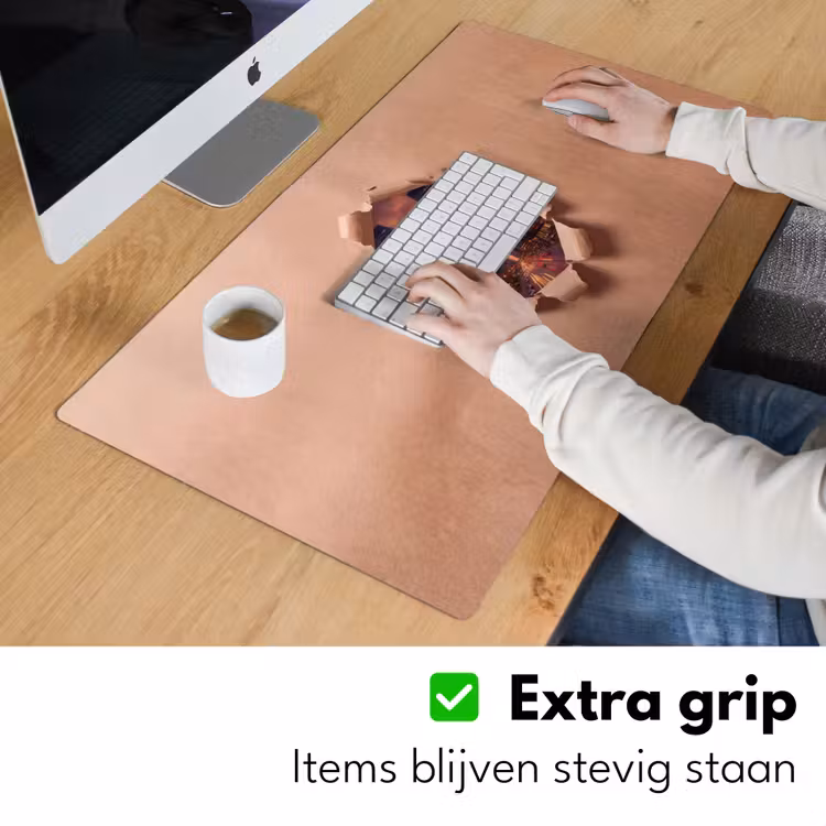 Bureau onderlegger - Stad - Zonsondergang - Papier — 6