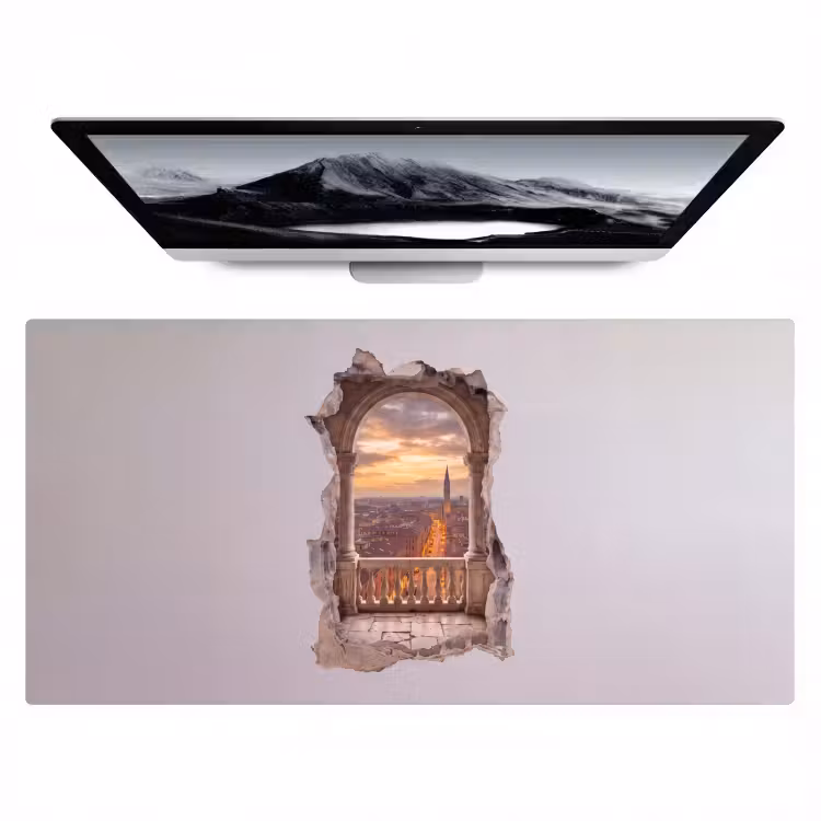 Bureau onderlegger - Stad - Zonsondergang - Architectuur — 1
