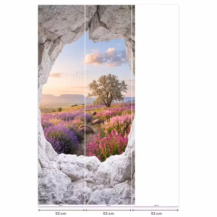 Behang - Bloemen - Pad - Natuur — 6