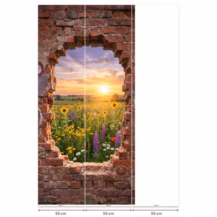 Behang - Bloemen - Veld - Natuur — 6