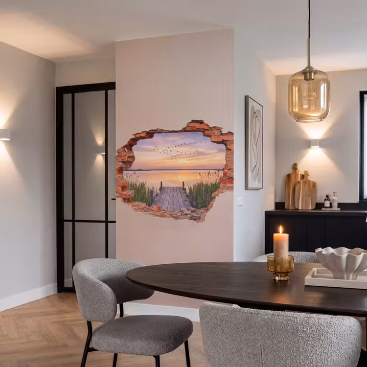 Behang - Muur - Landschap - Illusie — 5