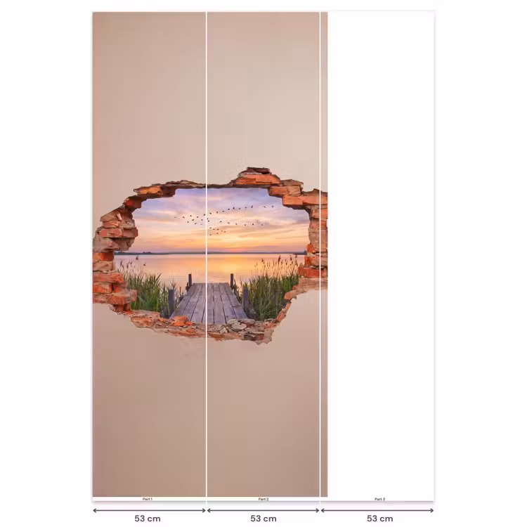 Behang - Muur - Landschap - Illusie — 6