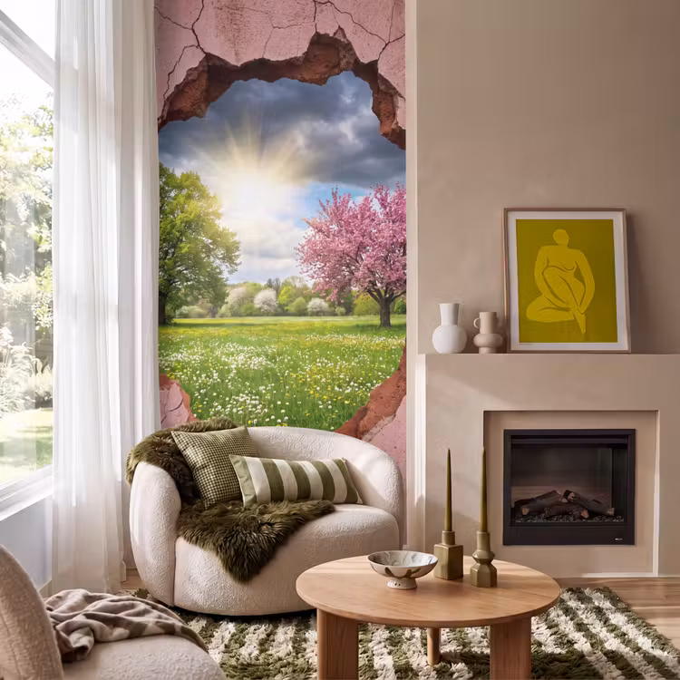 Behang - Natuur - Lente - Zon — 1
