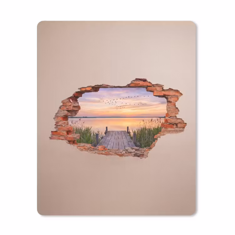 Muismat - Muur - Landschap - Illusie — 1