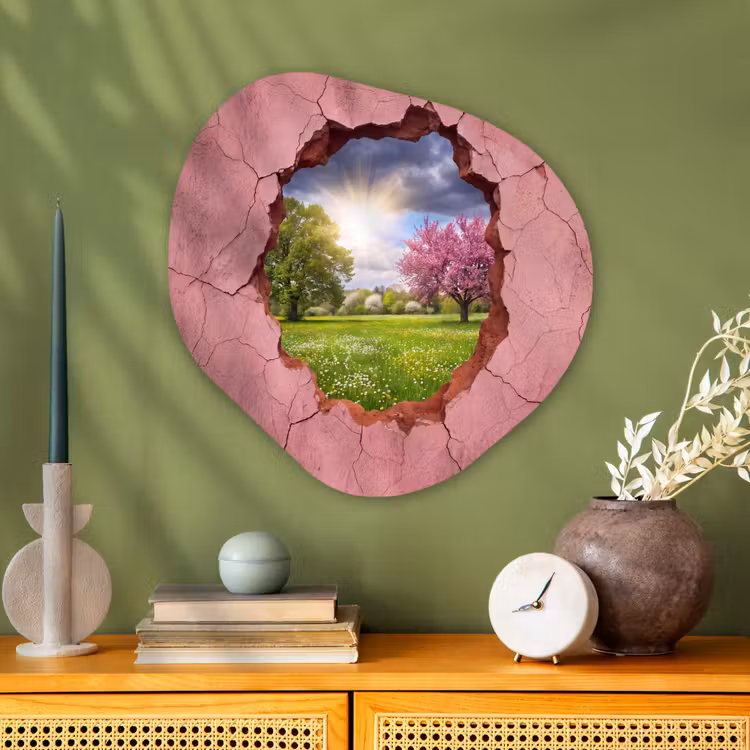 Organisch schilderij glas - Natuur - Lente - Zon — 2