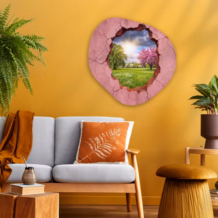Organisch schilderij glas - Natuur - Lente - Zon — 3