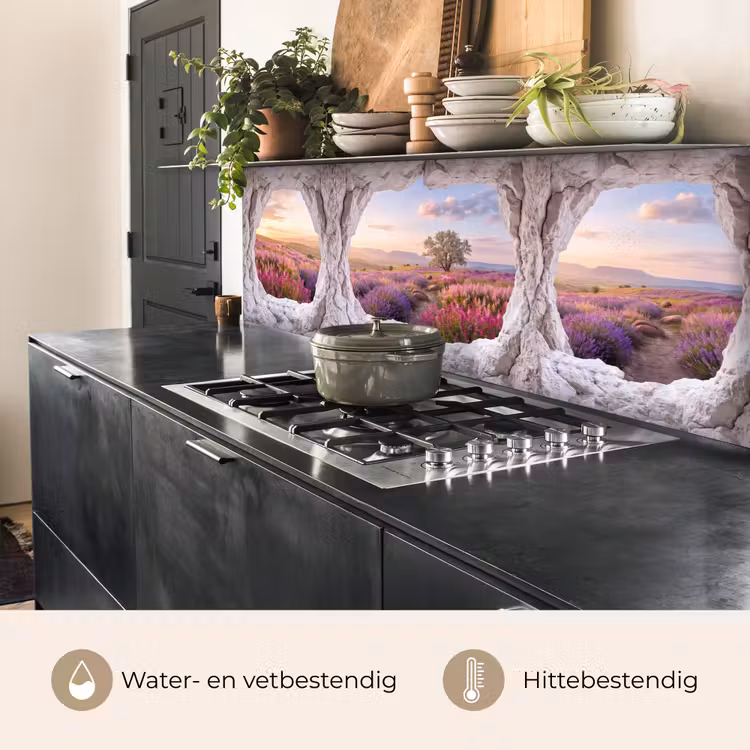 Keuken achterwand - Bloemen - Pad - Natuur — 5