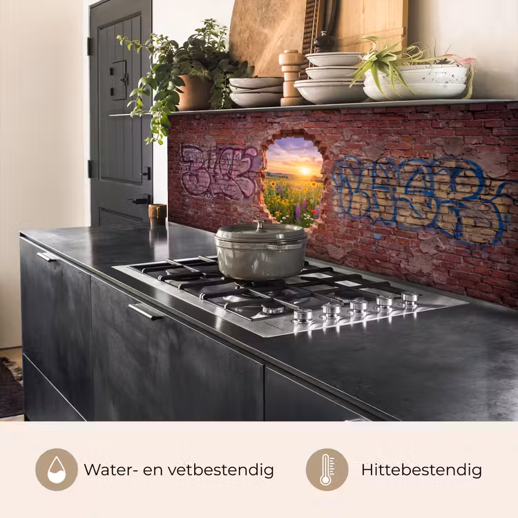 Keuken achterwand - Bloemen - Veld - Natuur — 5