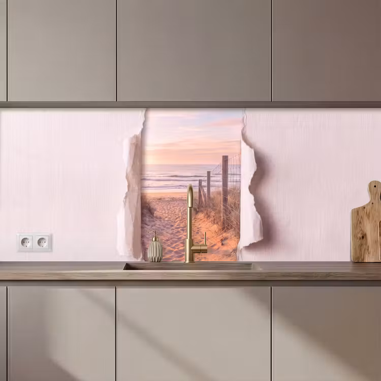 Keuken achterwand - Duin - Pad - Kust — 1