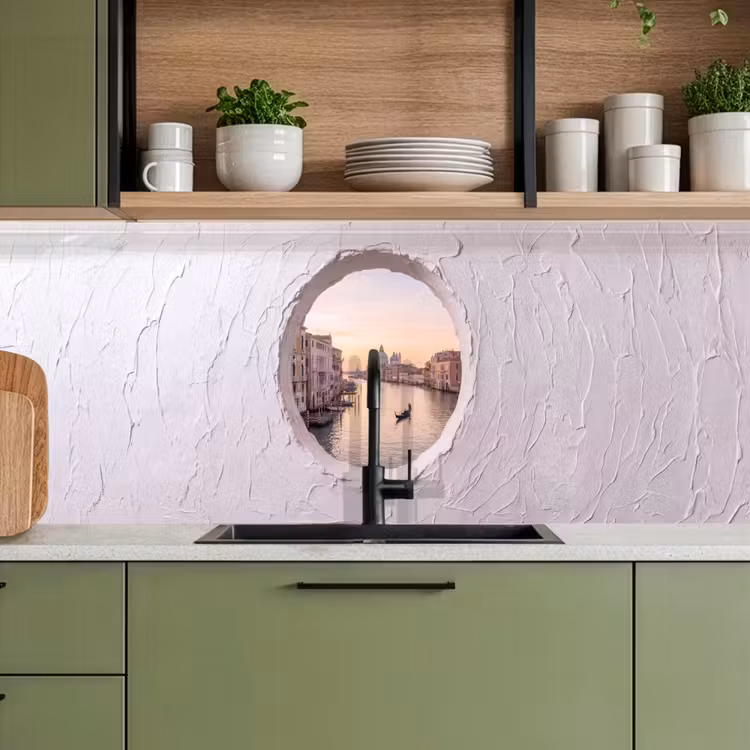 Keuken achterwand - Gondel - Kanaal - Venetië — 8