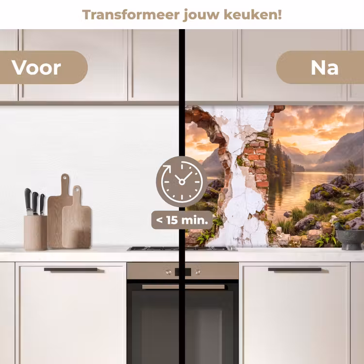 Keuken achterwand - Muur - Landschap - Natuur — 3