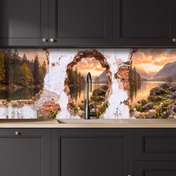 Keuken achterwand - Muur - Landschap - Natuur — 6
