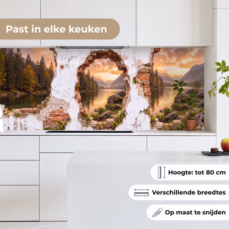 Keuken achterwand - Muur - Landschap - Natuur — 7