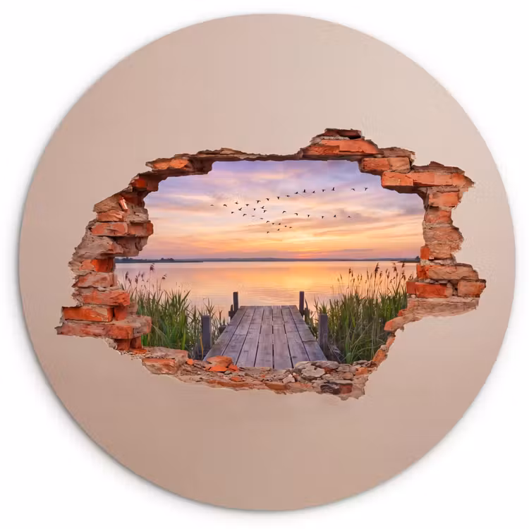 Muurcirkel - Muur - Landschap - Illusie — 1
