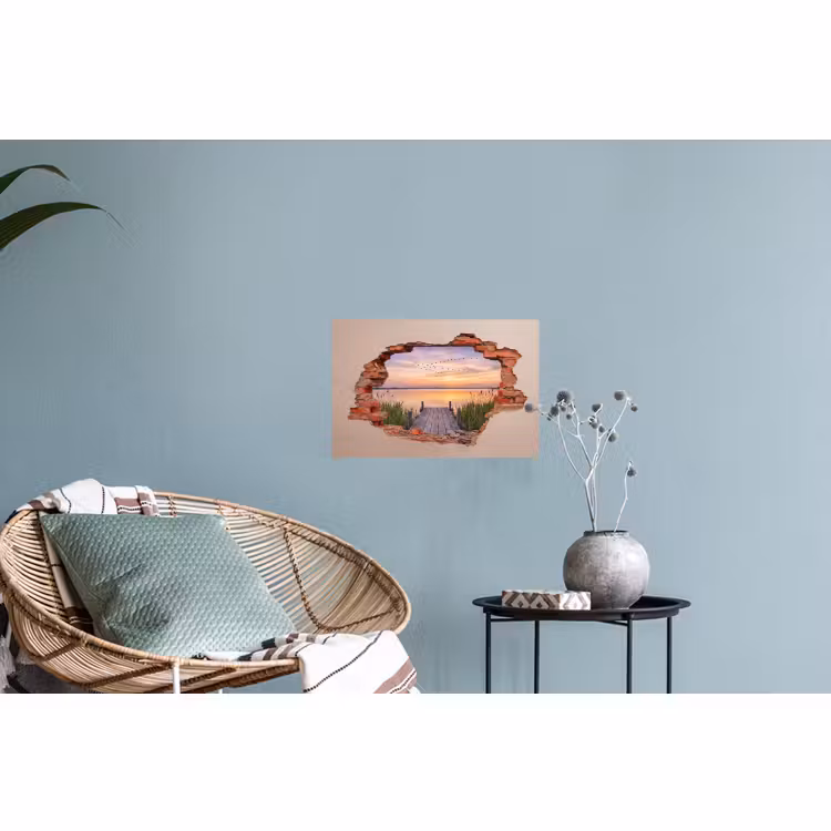 Muursticker - Muur - Landschap - Illusie — 4