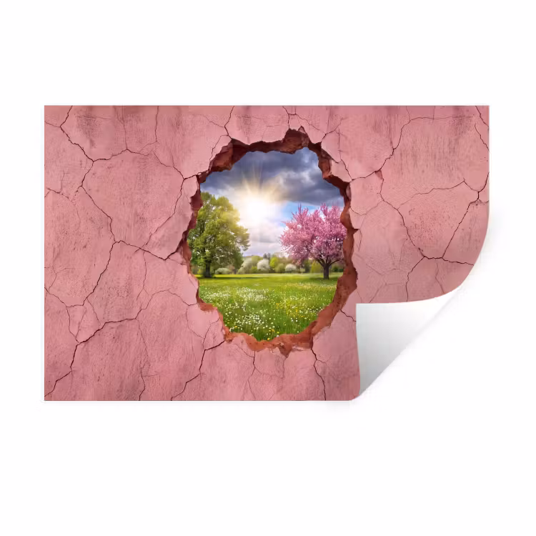 Muursticker - Natuur - Lente - Zon — 1