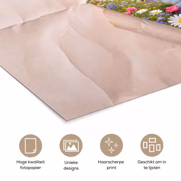 Poster - Bloemen - Rivier - Landschap — 5