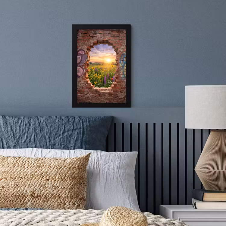 Poster met lijst - Bloemen - Veld - Natuur — 4