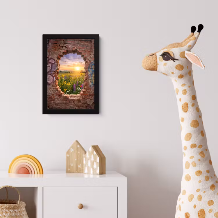 Poster met lijst - Bloemen - Veld - Natuur — 5